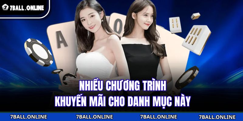 Nhiều chương trình khuyến mãi cho danh mục này